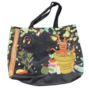 Wizarding World Harry Potter Herbology Tote Preowned Slight DAMAGE Apx 14" x 18"